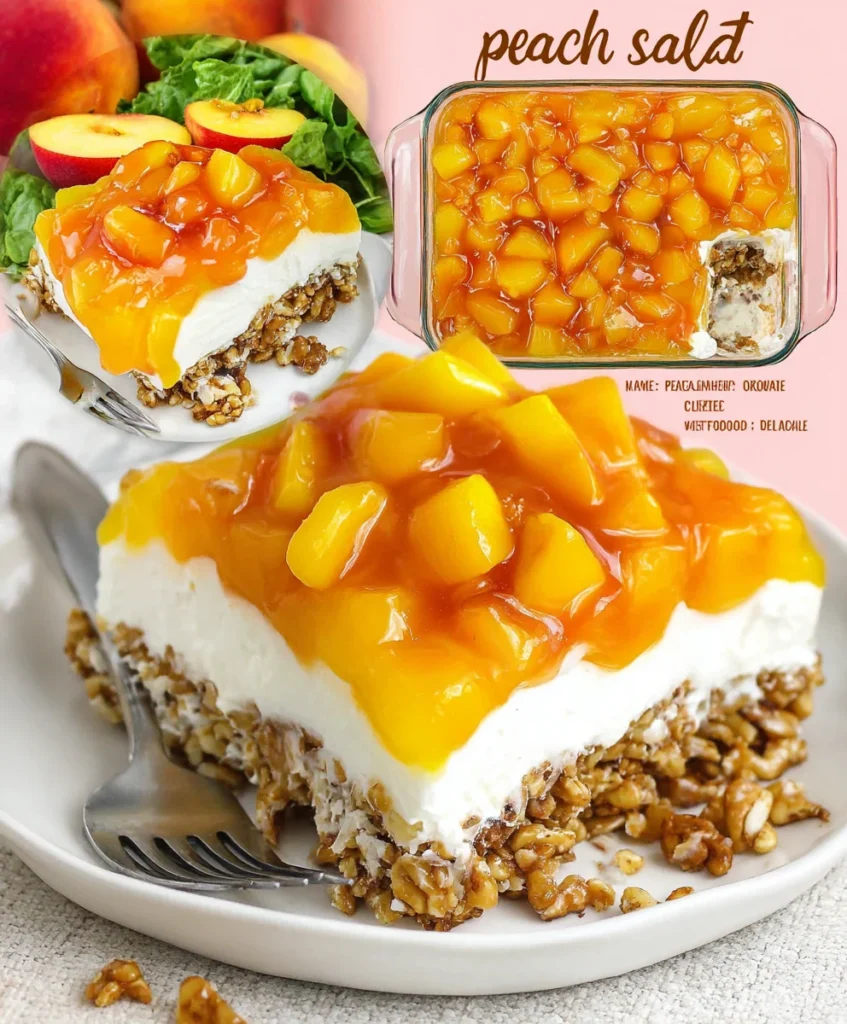 Peach Pretzel Salad Recipe – A No-Bake Summer Favorite! 5 u1127111147 httpss.mj .runNHxPEm8UXl4 ultra realistic peach pr e468e30a 340d 41ac 835e 4c11e4da3ff6 2