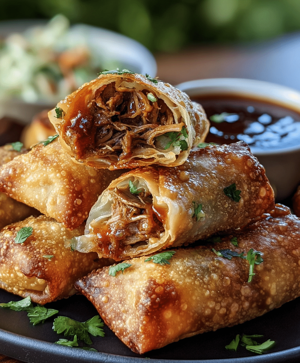 BBQ Brisket “Redneck” Egg Rolls