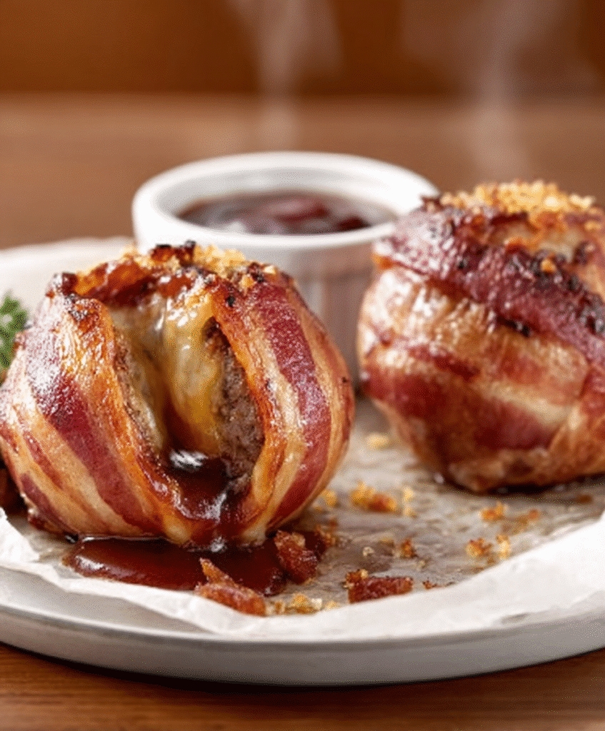 Bacon-Wrapped Onion Bombs