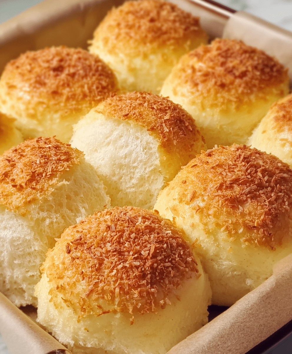 Bakery-Style Coconut Buns