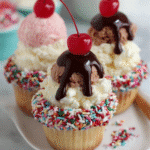 Banana Split Cupcakes