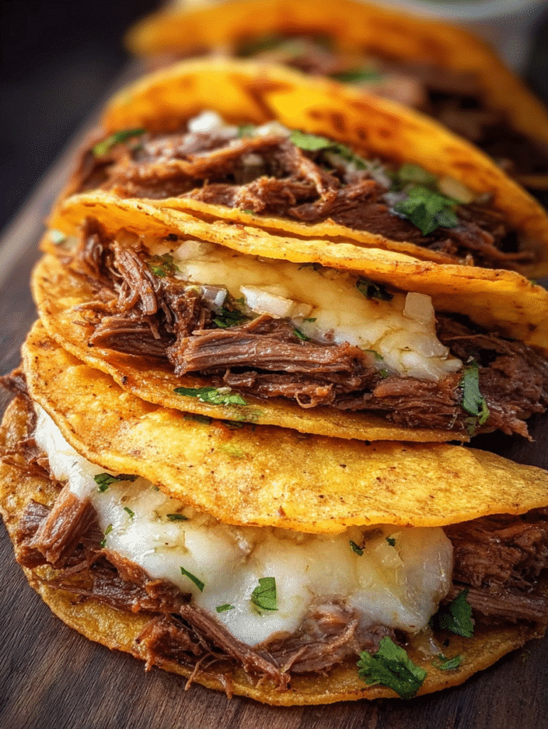 Birria Tacos with Cheese