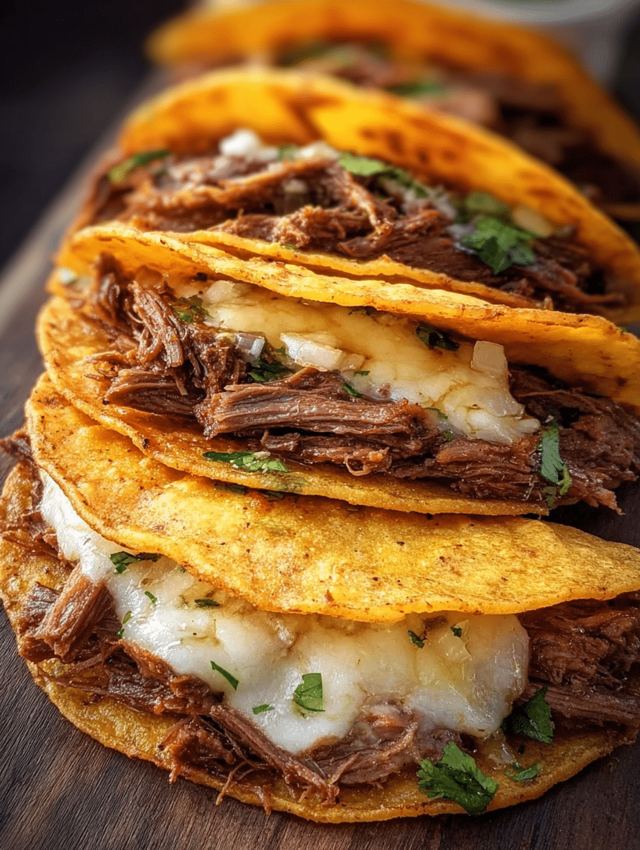 Birria Tacos with Cheese