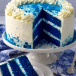 Blue Velvet Cake with Cream Cheese Frosting