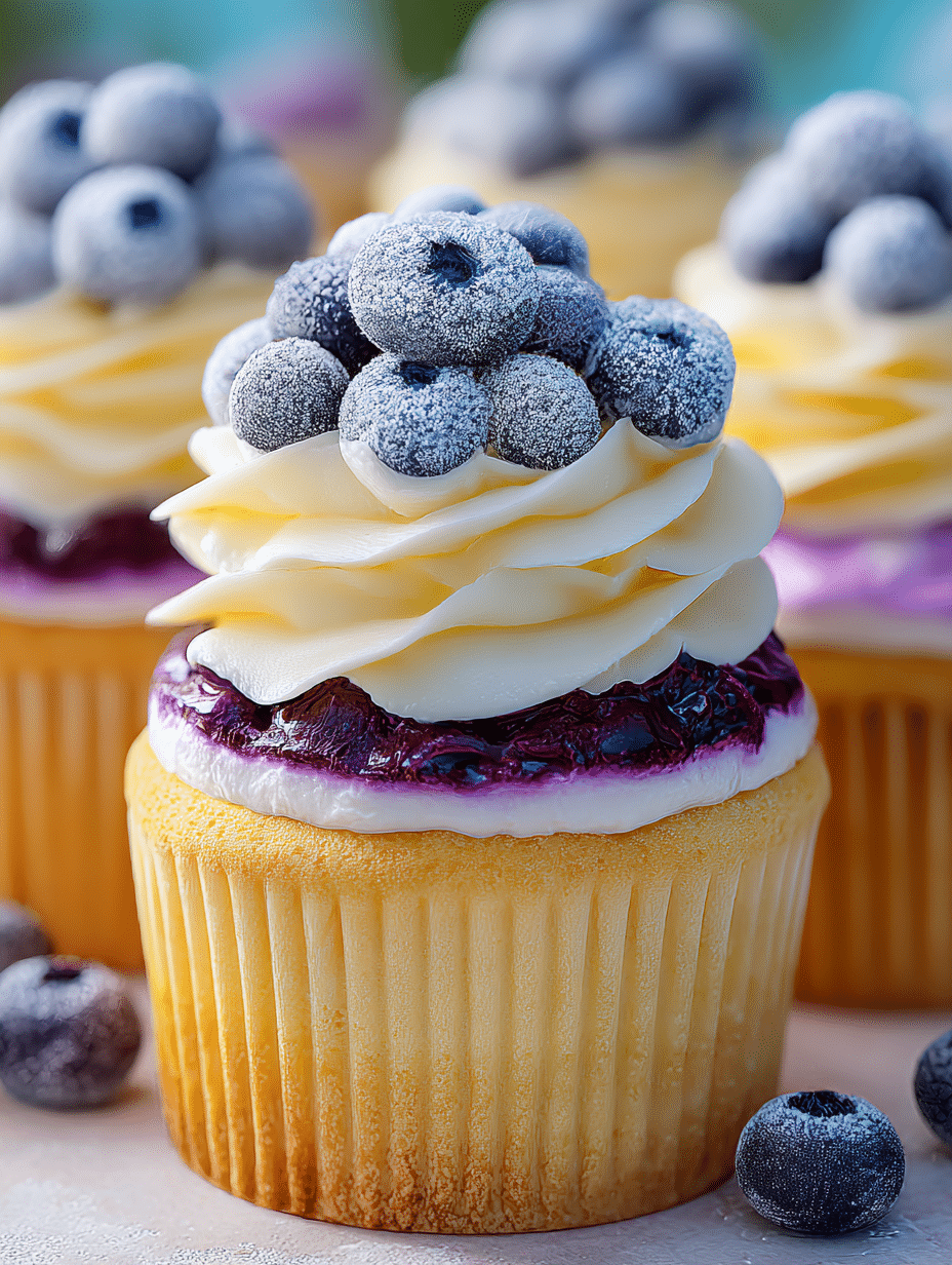 Blueberry Cheesecake Burst Cupcakes: A Must-Try Recipe! 2 Blueberry Cheesecake Burst Cupcakes