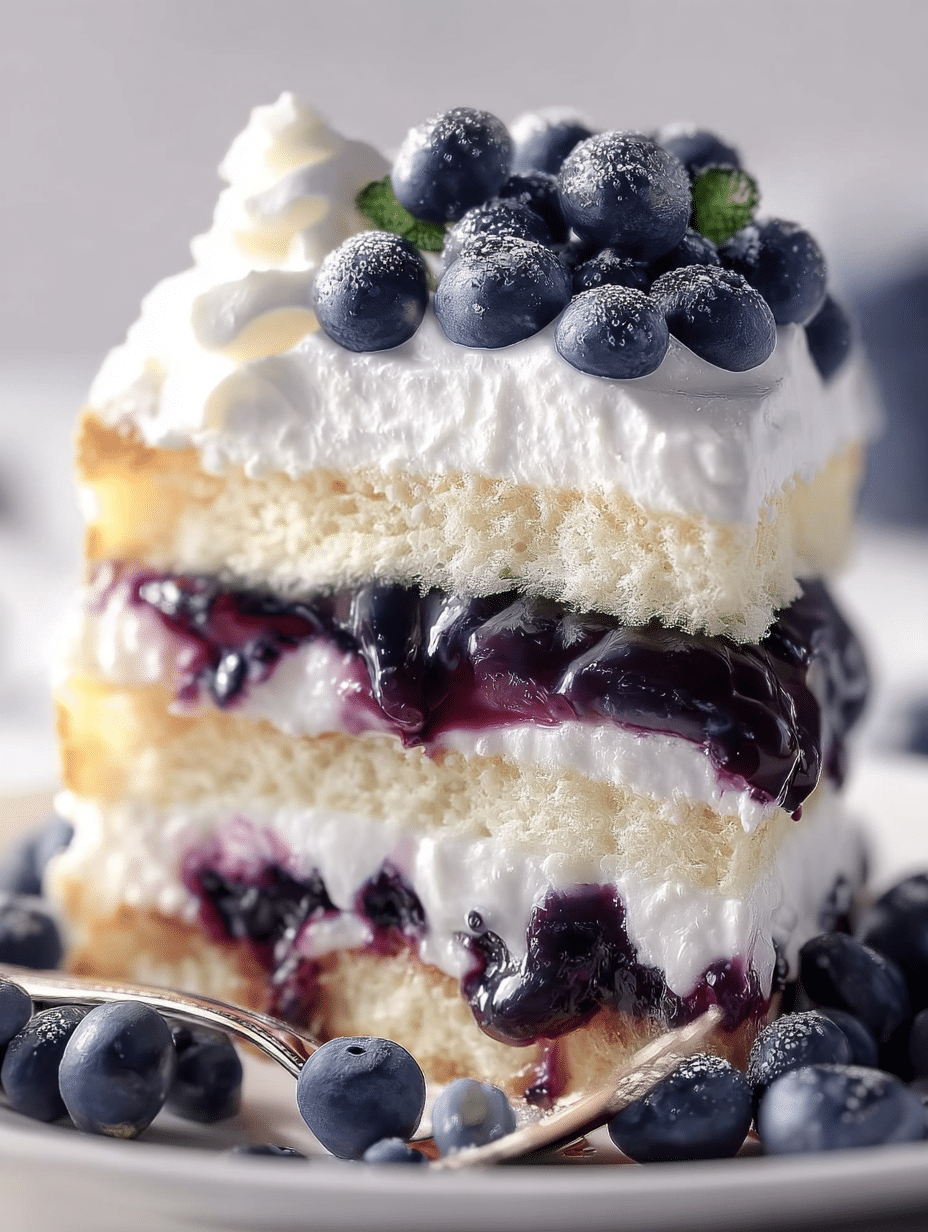 Blueberry Shortcake Cake