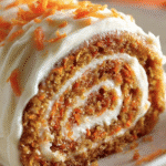 Carrot Cake Roll with Cream Cheese Frosting Filling: Delight Your Taste Buds! 3 Carrot Cake Roll with Cream Cheese Frosting Filling