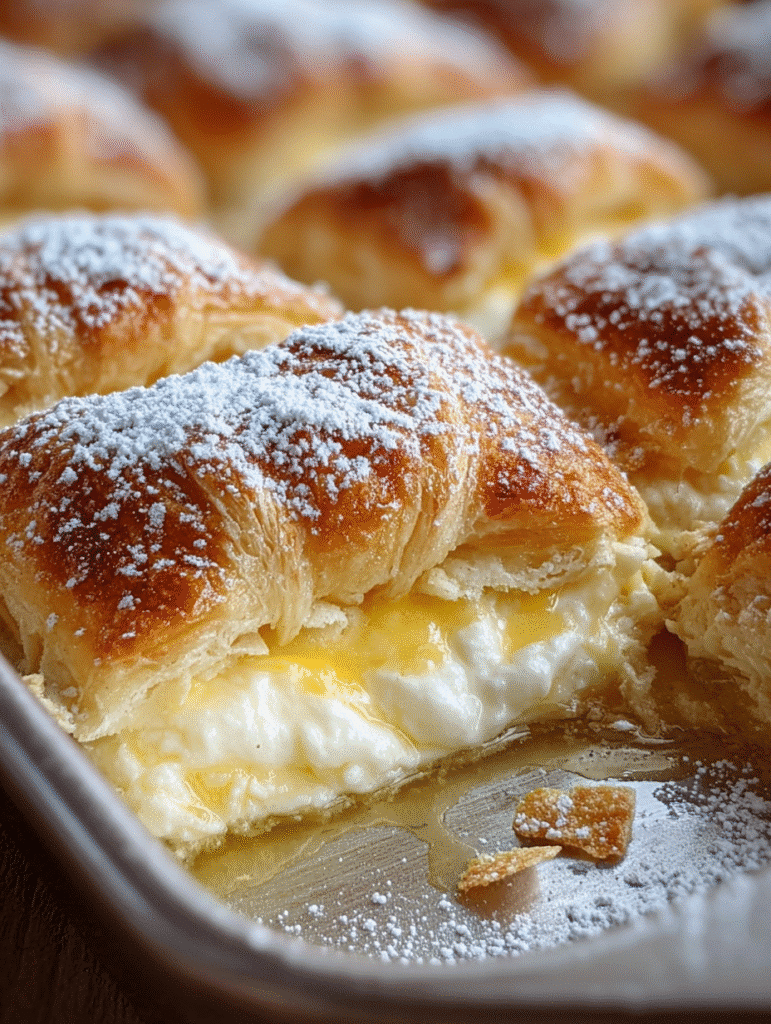 Cheesecake Crescent Delights