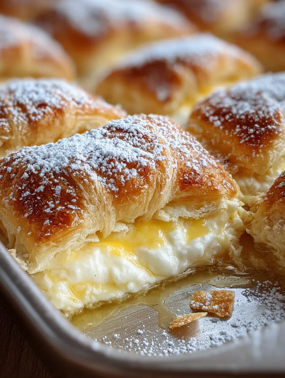 Cheesecake Crescent Delights