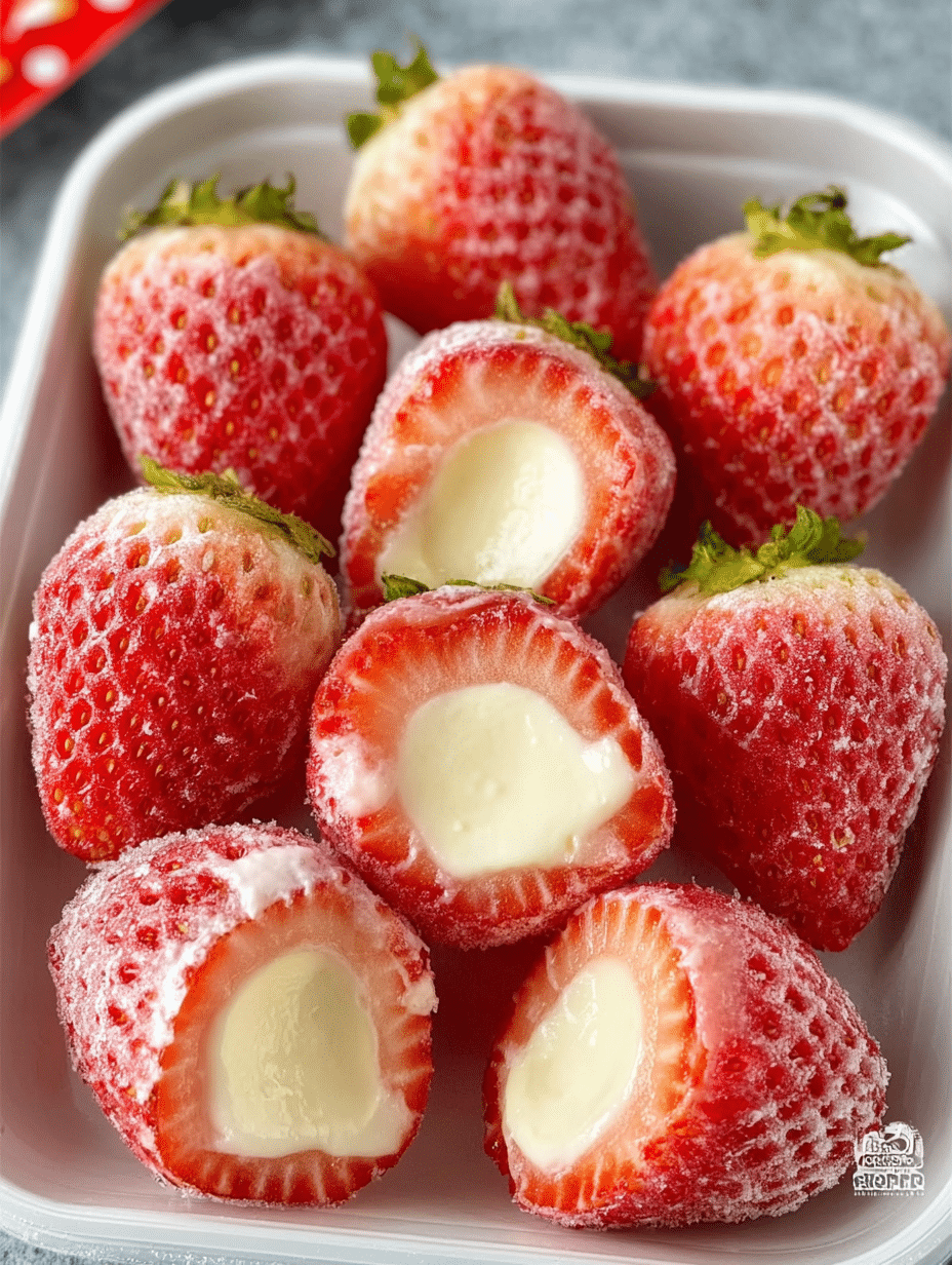 Cheesecake-Stuffed Strawberries