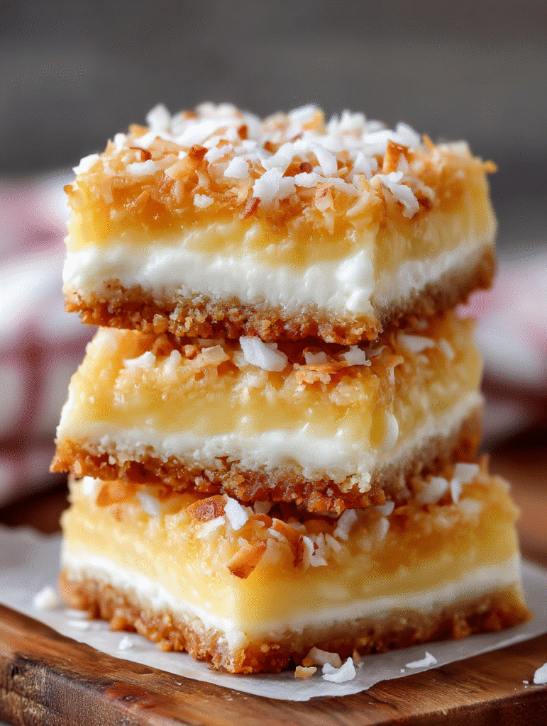 Chewy Coconut Bars