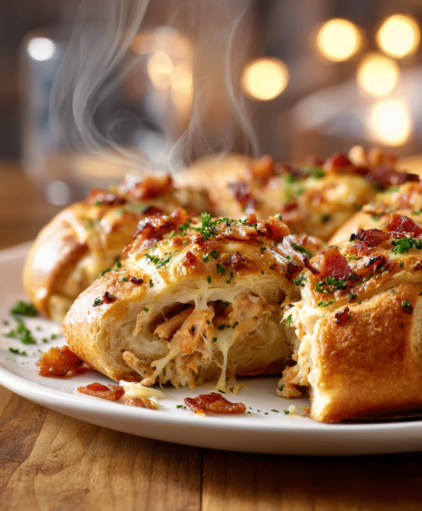 Chicken Bacon Ranch Roll-Ups