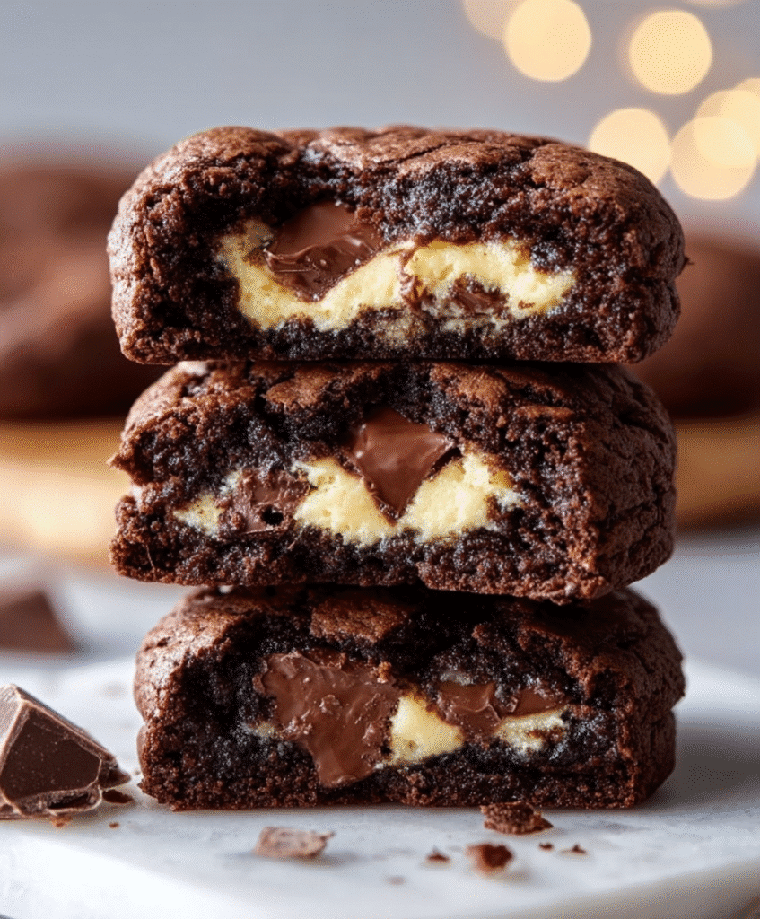 Chocolate Cheesecake Cookies