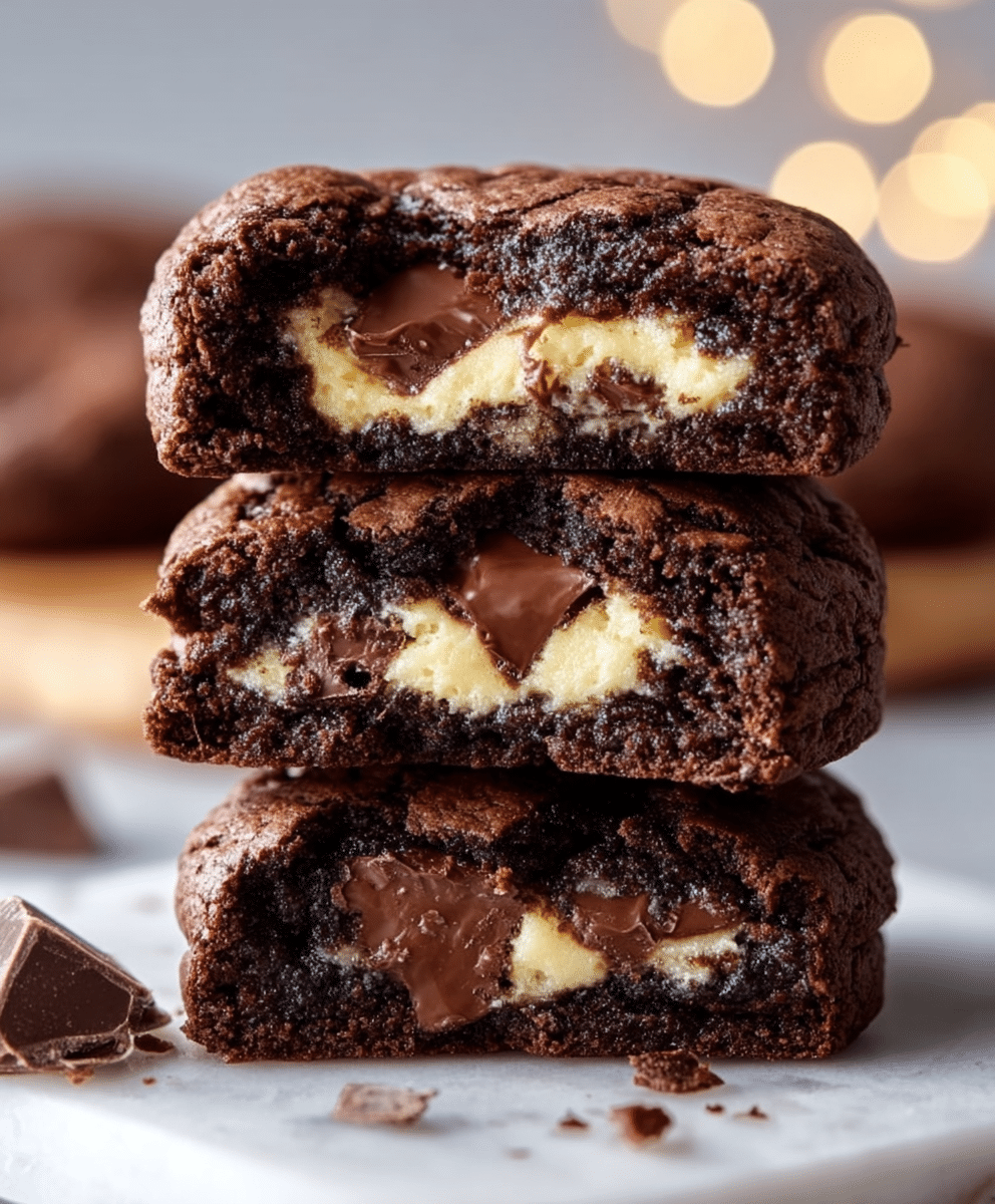 Chocolate Cheesecake Cookies that Everyone Will Love! 2 Chocolate Cheesecake Cookies
