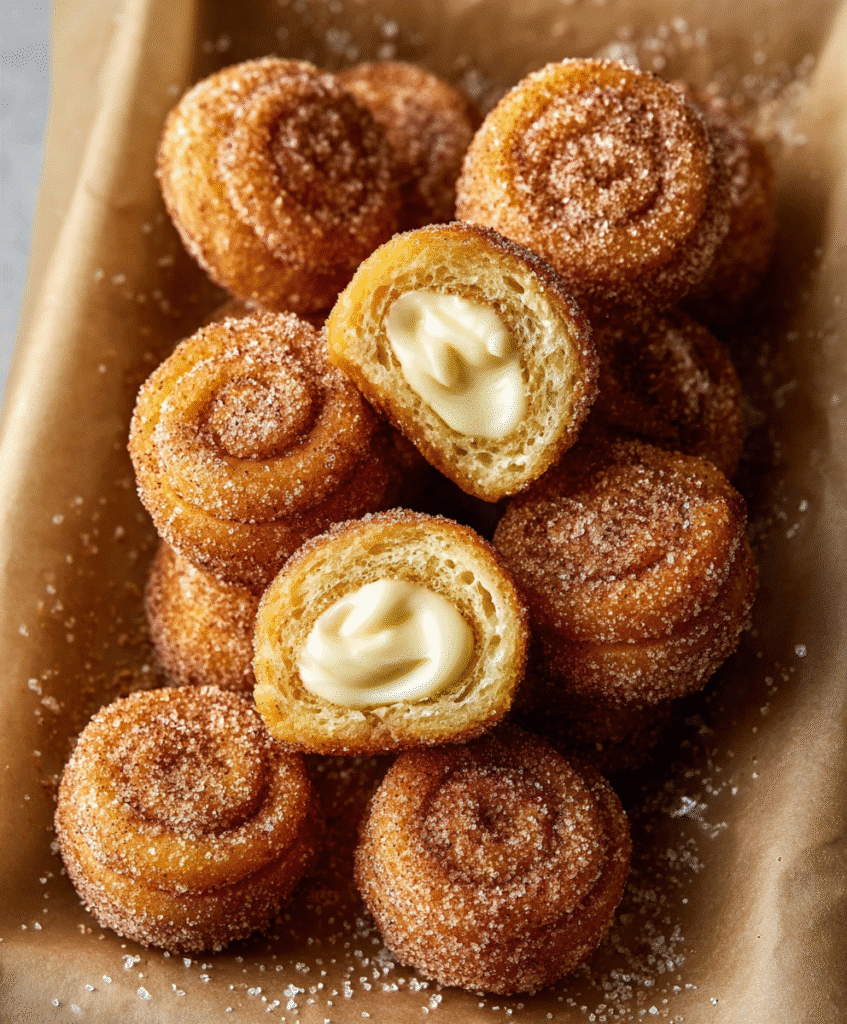 Churro Swirl Bundt Bites