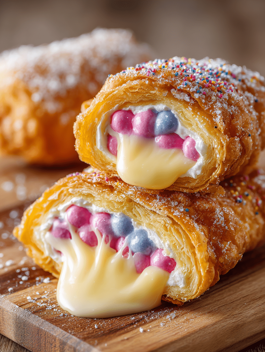 Cotton Candy Bubblegum Cheesecake Chimichangas Delight! 2 Cotton Candy Bubblegum Cheesecake Chimichangas