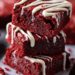 Fudgy Red Velvet Brownies