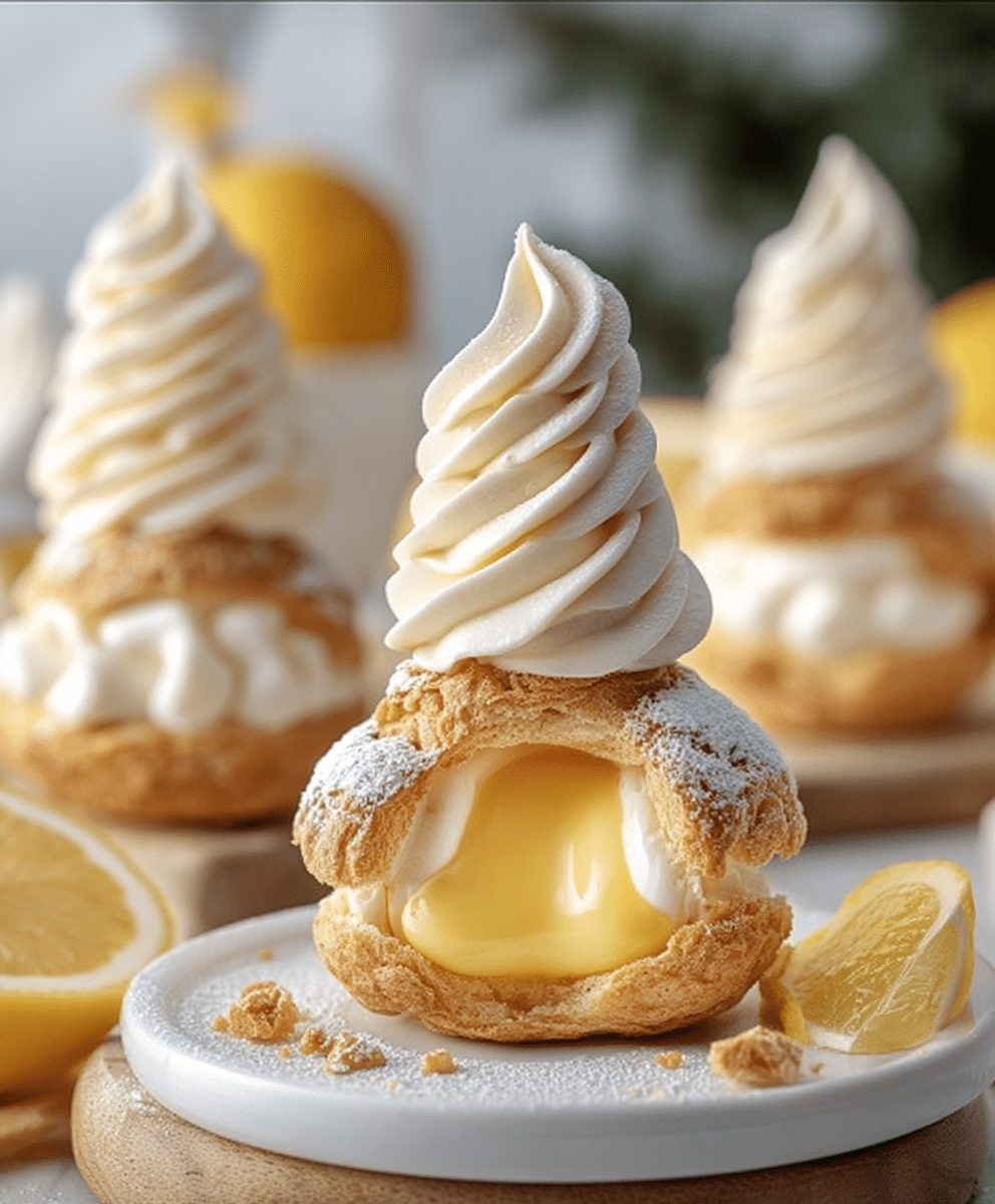 Lemon Cream Puffs