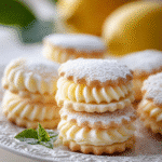 Lemon Meltaway Sandwich Cookies
