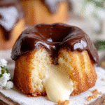 Mini Boston Cream Bundt Cakes