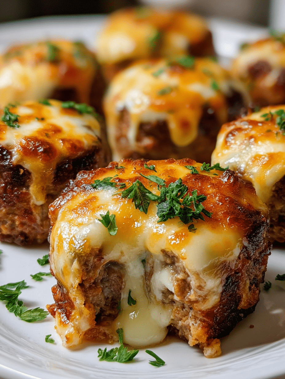 Mozzarella Bomb Meatballs