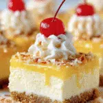 Piña Colada Cheesecake Bars that Will Wow Your Taste Buds! 3 Piña Colada Cheesecake Bars
