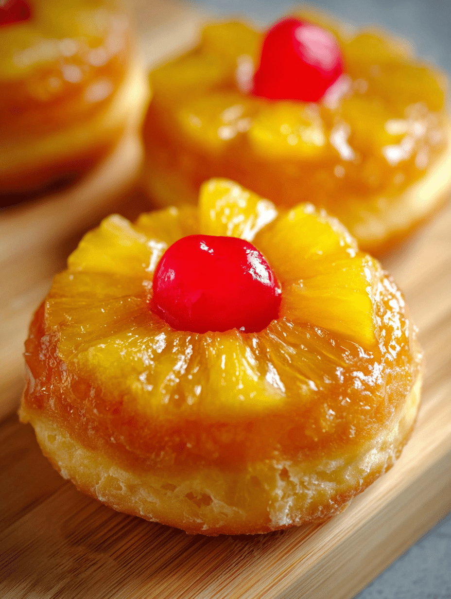Pineapple Upside Down Donuts