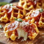 Pizza Waffle Bites