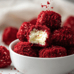 Red Velvet Cheesecake Bites