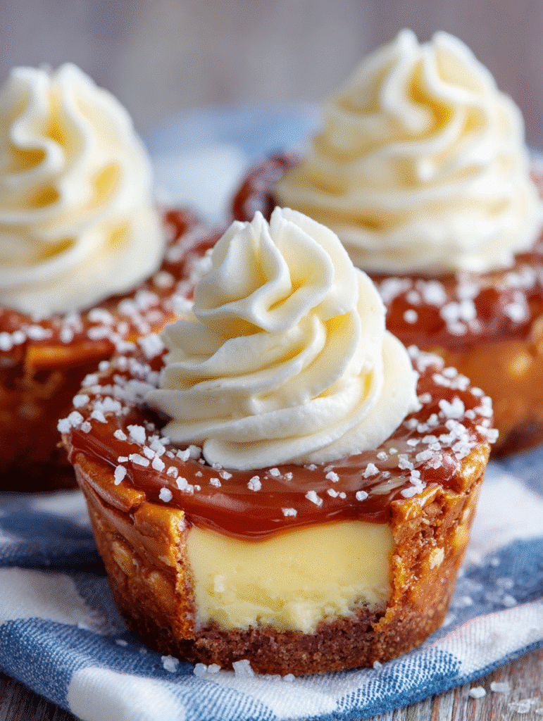 Salted Pretzel Brownie Sundae Cups