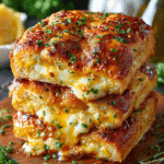 Savory Croissant Layer Pie (Cheesy Pull-Apart Bake)