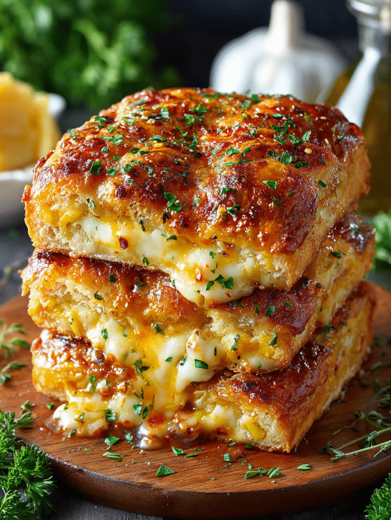 Savory Croissant Layer Pie (Cheesy Pull-Apart Bake)