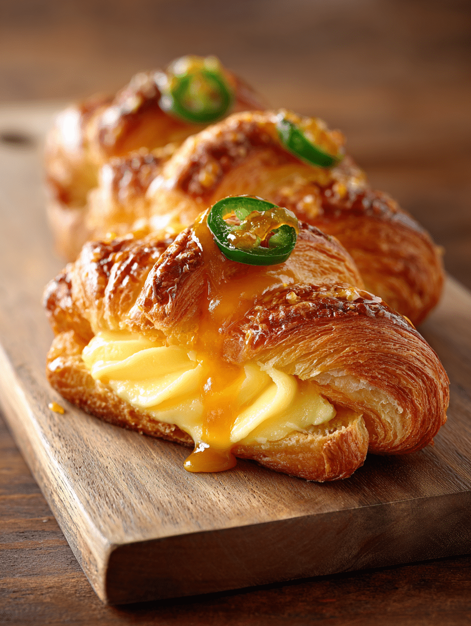 Spicy Mango Cheesecake Croissants: A Flavorful Delight! 2 Spicy Mango Cheesecake Croissants