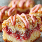 Strawberry Bubblegum Blondies