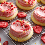 Strawberry Lemonade Swirl Cookies