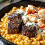 Surf & Turf Mac ‘n’ Cheese Skillet