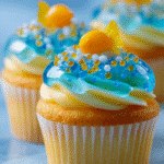 Tropical Aquarium Cream Cupcakes