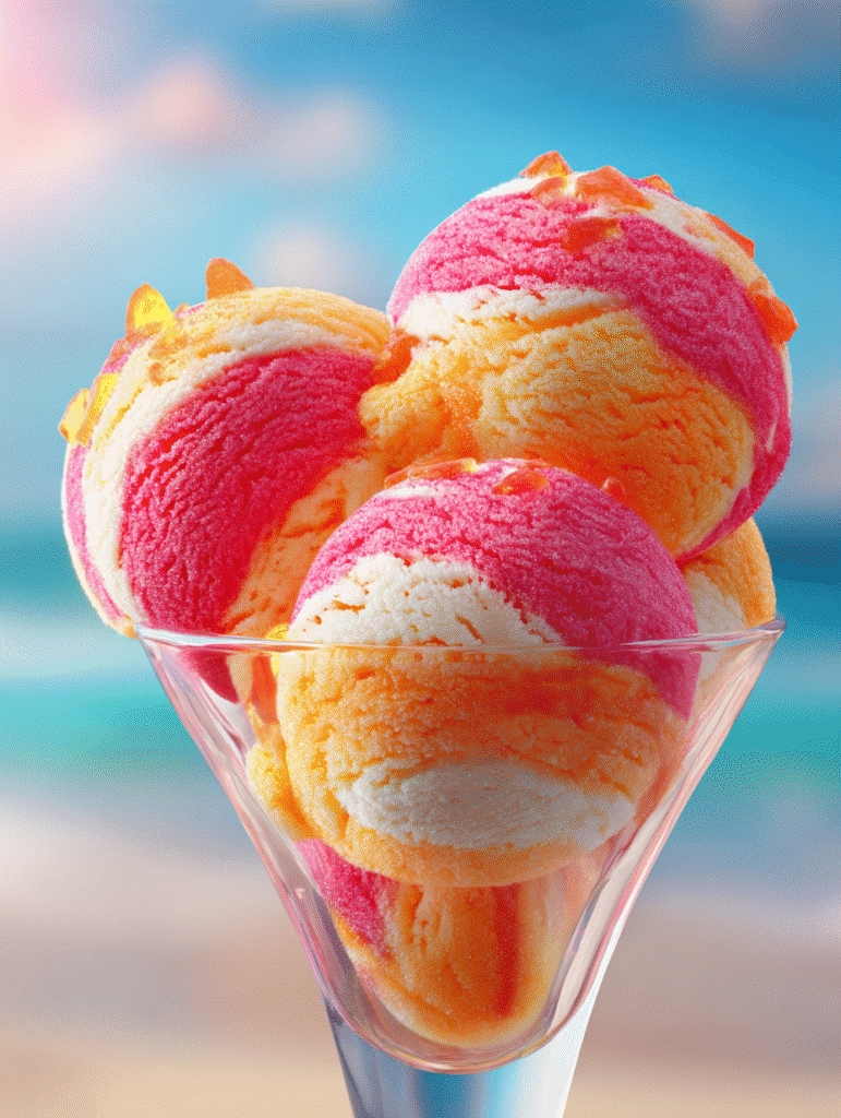Tropical Starburst Fusion Ice Cream
