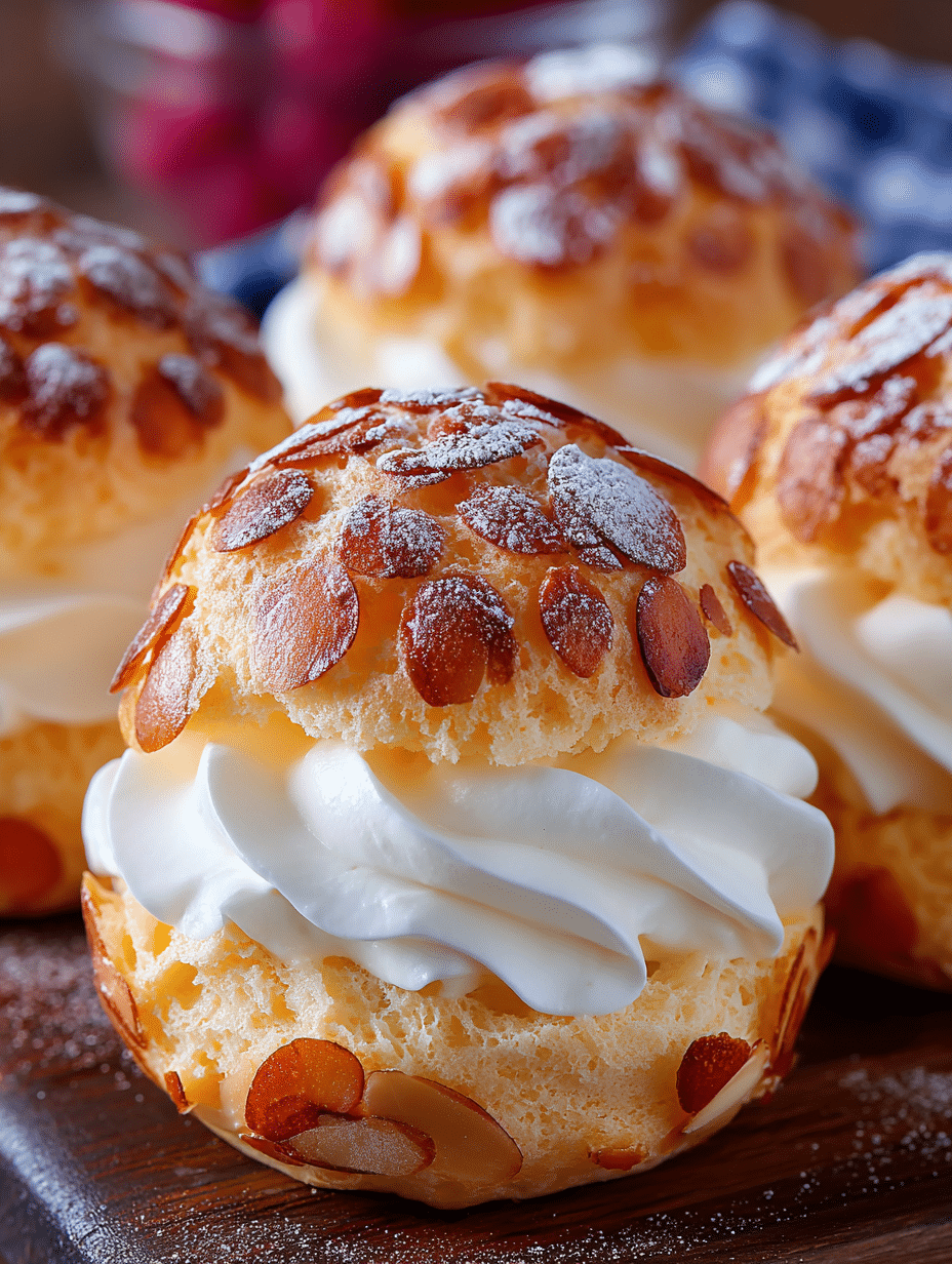 Almond Cream Puffs: Discover the Perfect Recipe Today! 4 Almond Cream Puffs