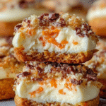 Carrot Cake Cheesecake Cookies