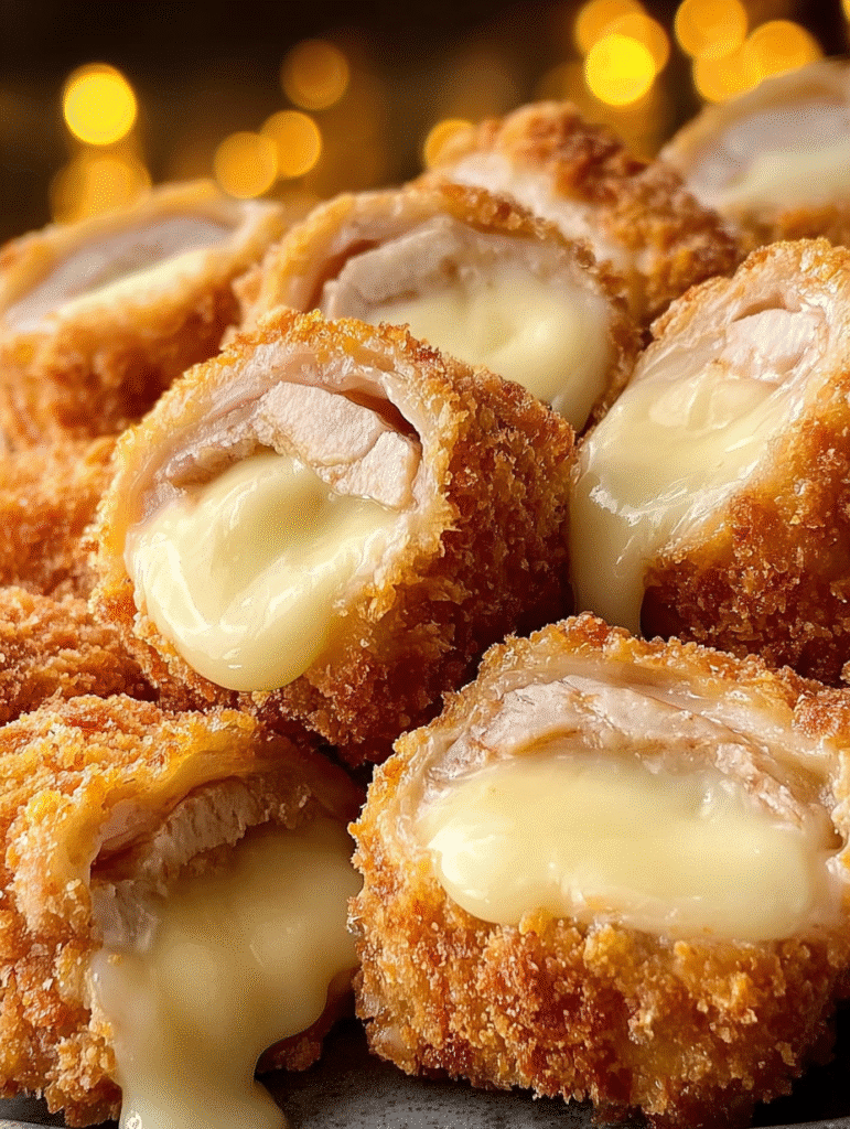 Cheesy Crispy Chicken Rolls