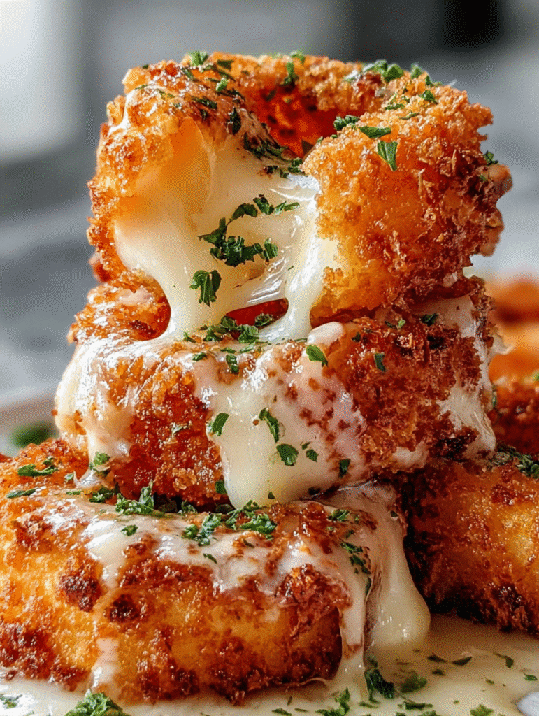Cheesy Stuffed Onion Rings