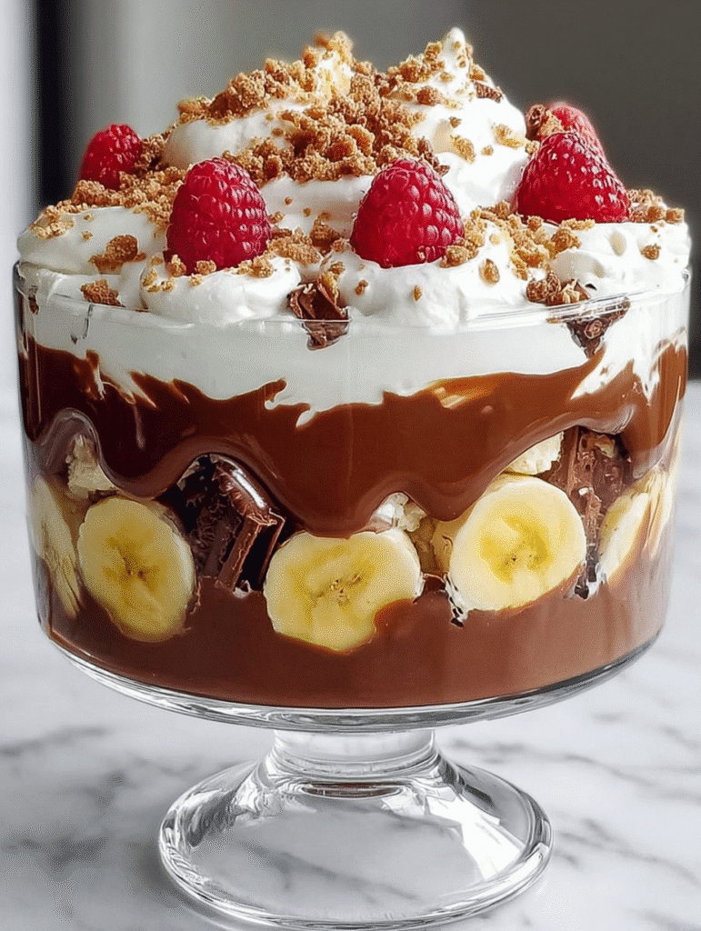 Chocolate Banana Berry Trifle