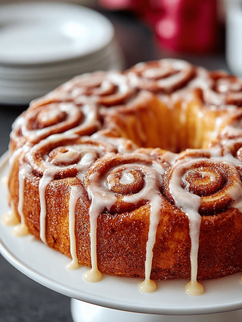 Cinnamon Roll Cake with Vanilla Glaze: Bake Delightfully! 4 Cinnamon Roll Cake with Vanilla Glaze