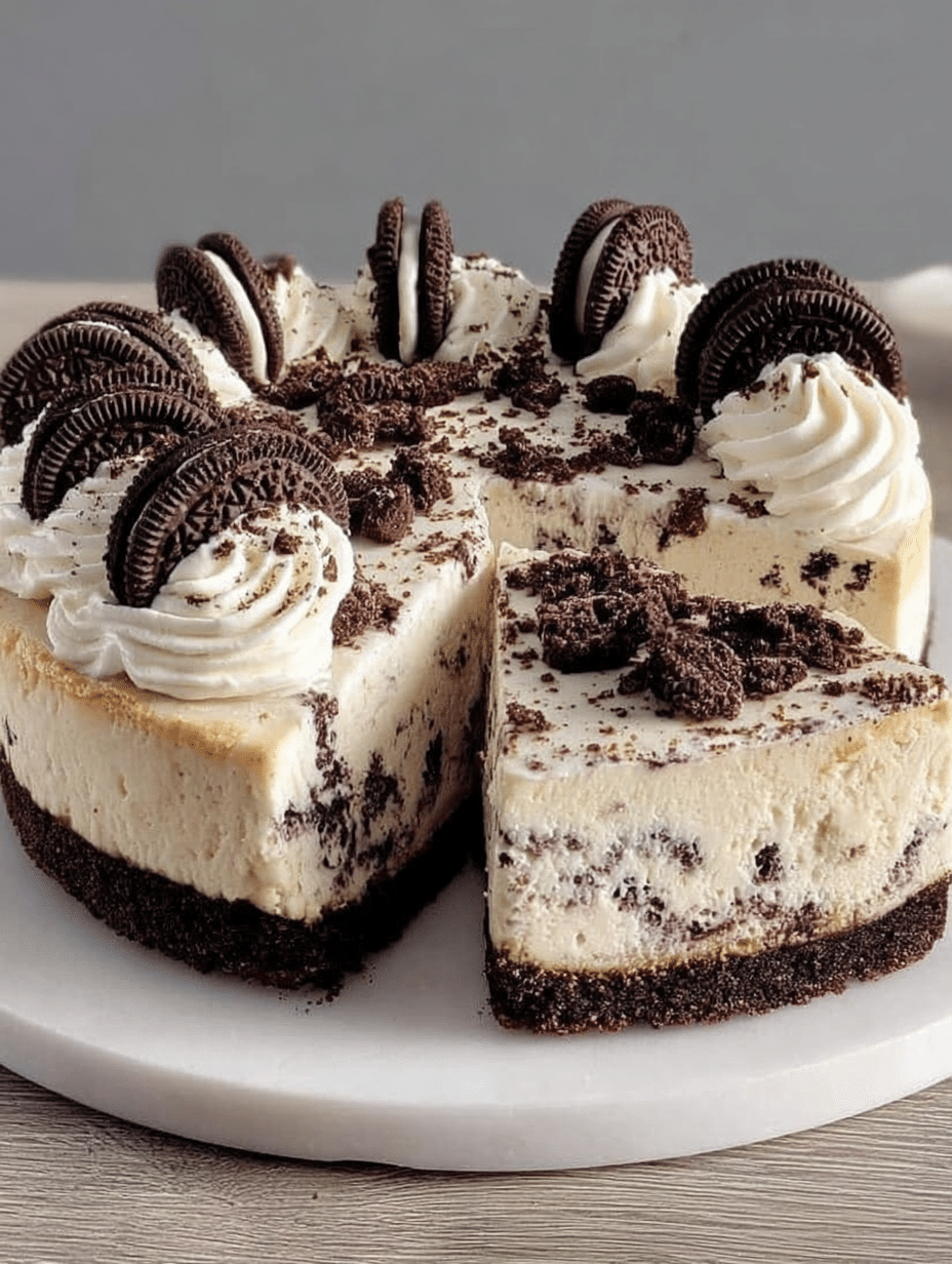 Cookies & Cream No-Bake Cheesecake