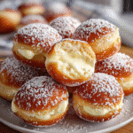 Cream-Filled Vanilla Custard Donuts