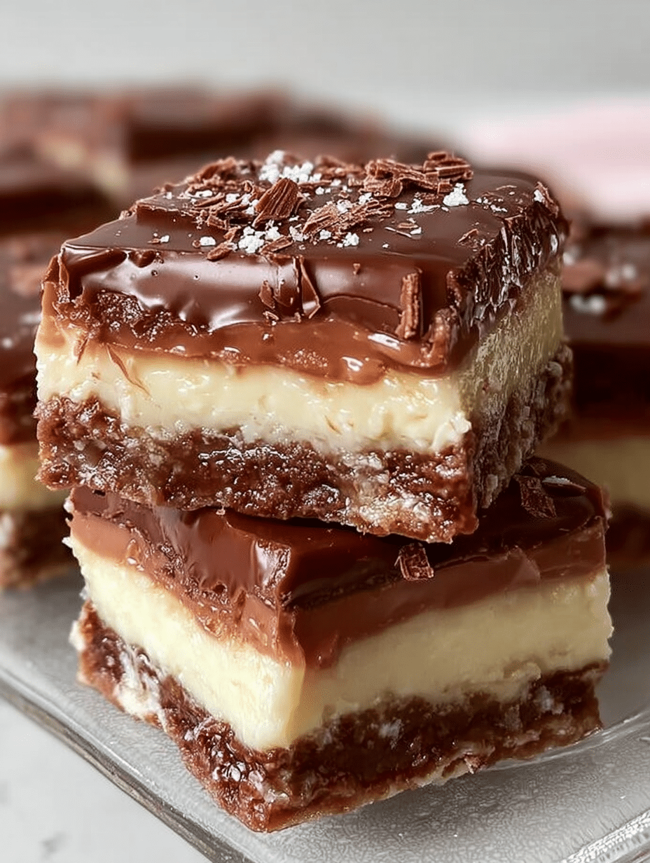 Creamy Chocolate Custard Bars