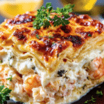 Creamy Seafood Lasagna
