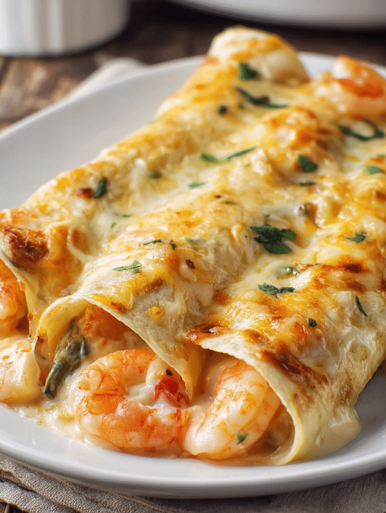 Creamy Shrimp Enchiladas