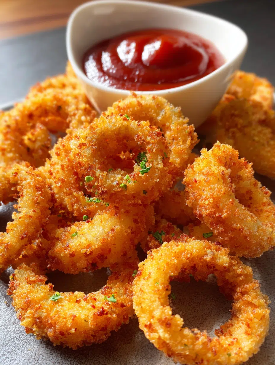 Crispy Golden Onion Rings: Perfect Every Time! 4 Crispy Golden Onion Rings